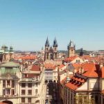 Pogled na Prag sa vrha zgrade biblioteke „Klementinum“ u Pragu